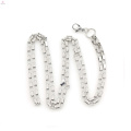 New arrival pure silver chian necklace,women fashion jewelry simple necklace